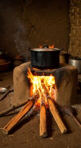 Bếp lửa truyền thống