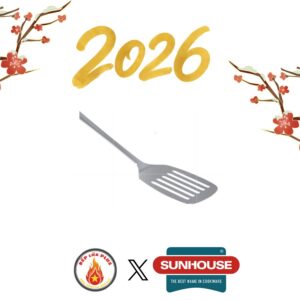 Xẻng sạn chiên xào 330 inox Sunhouse