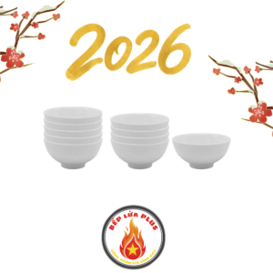 Bát Cơm Trắng Sứ Đường Kính 11.5 cm Trắng Đẹp